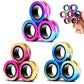 Jawhock 9 Pack Magnetic Rings Fidget Toy Set|Magnetic Fidget Rings For Adhd Stress Relief| Colorful Fidget Toy Rings For Training Relieves Autism Anxiety|Great For Kids&Teens