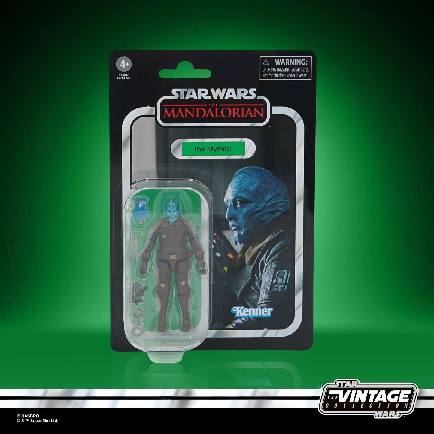 Star Wars The Vintage Collection The Mythrol Toy, 3.75-Inch-Scale The Mandalorian Action Figure, Toys For Kids Ages 4 And Up
