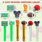 48 Pieces Football Party Favors for Kids Football Bubble Wands Sports Party Favors Sports Bubble Wands Goodie Bags Stuffers Birt