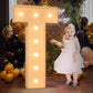3Ft Marquee Light Up Letters, Large Marquee Letters T For Party Decorations, Big Baby Letters For Baby Shower Birthday Party Dec