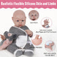 Vollence 19 Inch Realistic Full Body Silicone Baby Doll That Look Real Boy,Not Vinyl Material Dolls,Lifelike Baby Dolls,Reborn Baby Doll, Real Baby Doll - Boy