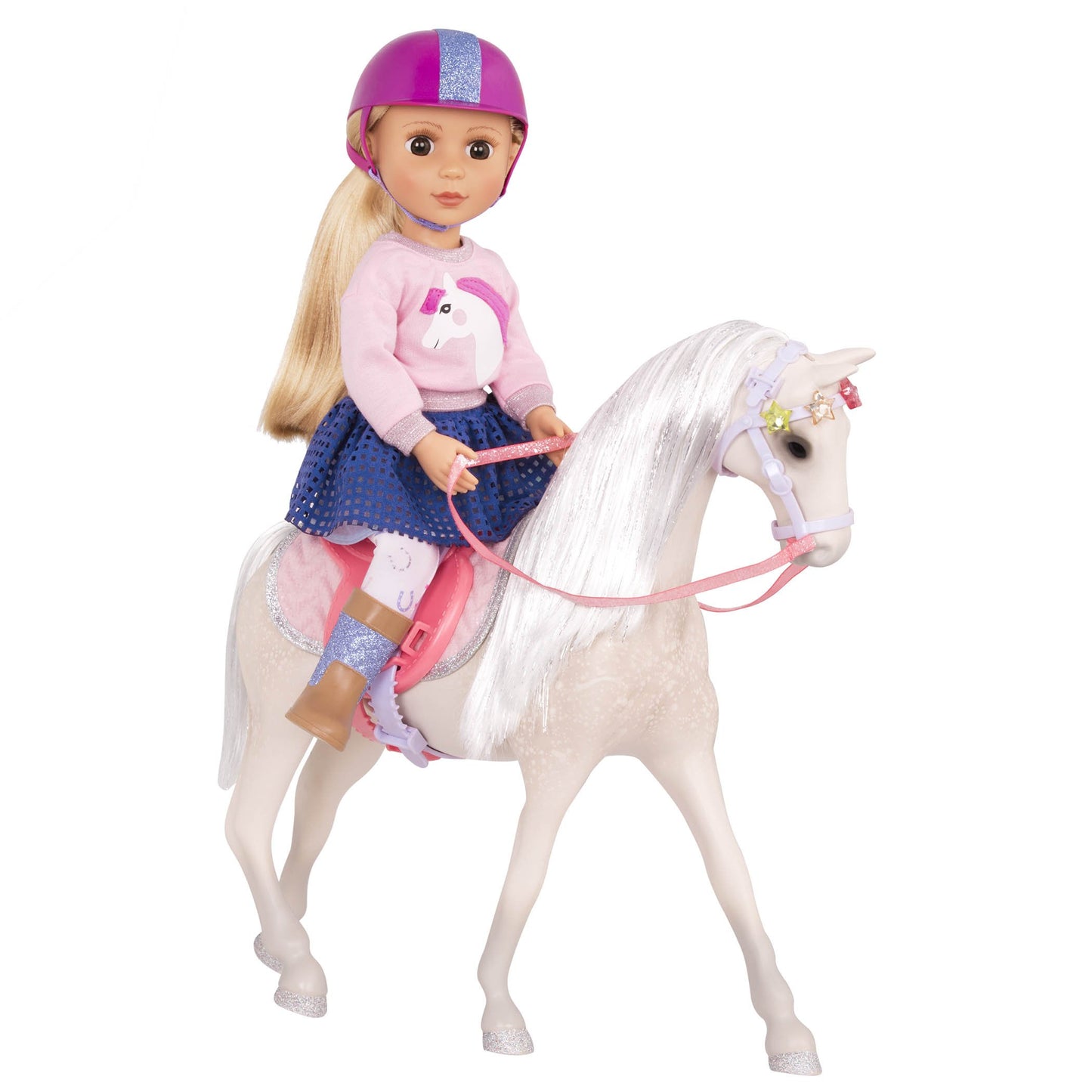 Glitter Girls By Battat - Starlight 14' Toy Horse - 14 Inch Doll Accessories And Clothes For Girls Age 3 And Up – Children’S Toys , White