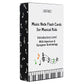 Learn To Read Music Flashcards By Lark & Wolf. 56 Large Size Music Note Theory Flashcards For Kids Piano
