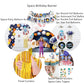 Outer Space Theme Birthday Party Decorations Happy Birthday Banner Balloons Tattoo Stickers Cake Toppers For Birthday Party, Boy