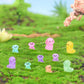 36 Pieces Mini Dog Figurines Luminous Mini Resin Animals Tiny Dog for Dog Birthday Decoration Dog Cake Topper Mini Animals for D