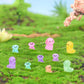 36 Pieces Mini Dog Figurines Luminous Mini Resin Animals Tiny Dog for Dog Birthday Decoration Dog Cake Topper Mini Animals for D