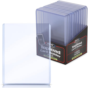 Bcw Supplies 240 Pt. Thick Card Topload Holder (10 Count Pack)