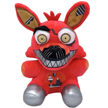 Milenzom Nightmare Foxy Plush Toy 8 Inch,Fnaf Plushies Doll,For Boy Girl Christmas Halloween Birthday Gift