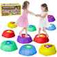 Stepping Stones for Kids, 10 Lighting Non-Slip Balance Stones for Toddlers Age 4-6 up to 70 LBS, Indoor & Outdoor Toy Gift for B
