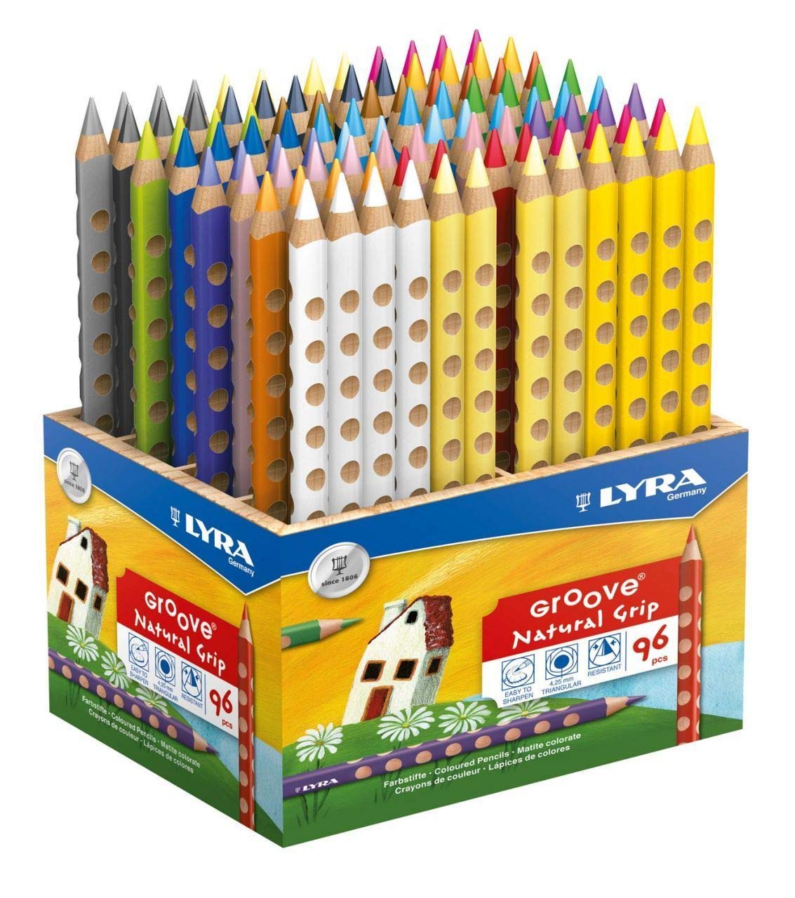 LYRA Groove Cardboard Case with 1 pencil Van Dyck Braun