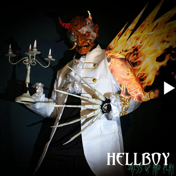 Foggizo Articulated Fingers With White Nails, Articulated Claws Extensions With Gloves, Halloween Props For Any Costume, Robot H