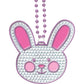 Easter Bunny Bling Necklace | 26'' | 1 Piece