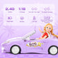 HapKid Purple Remote Control Car for Girls, 1:18 Scale RC Cars with LED Light, 2.4 GHZ Pink Truck Toy for Toddlers Kids, Birthda