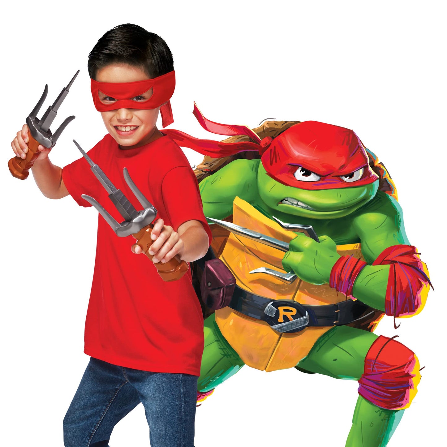 Teenage Mutant Ninja Turtles: Mutant Mayhem Raphael Sai'S Basic Role Play Set By Playmates Toys