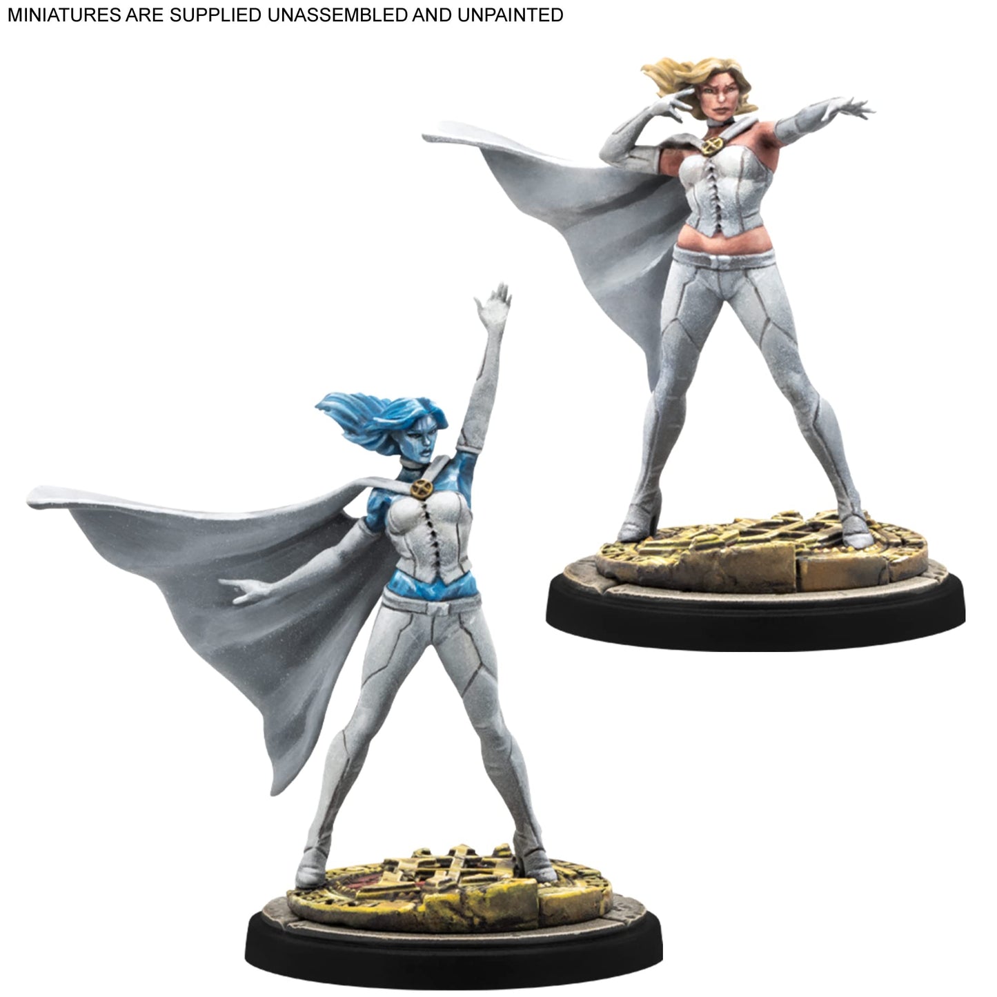 Atomic Mass Games Marvel Crisis Protocol Character Pack - Emma Frost & Psylocke, 6.5"x1.6"x4.5", Multicolor, FFGCP103