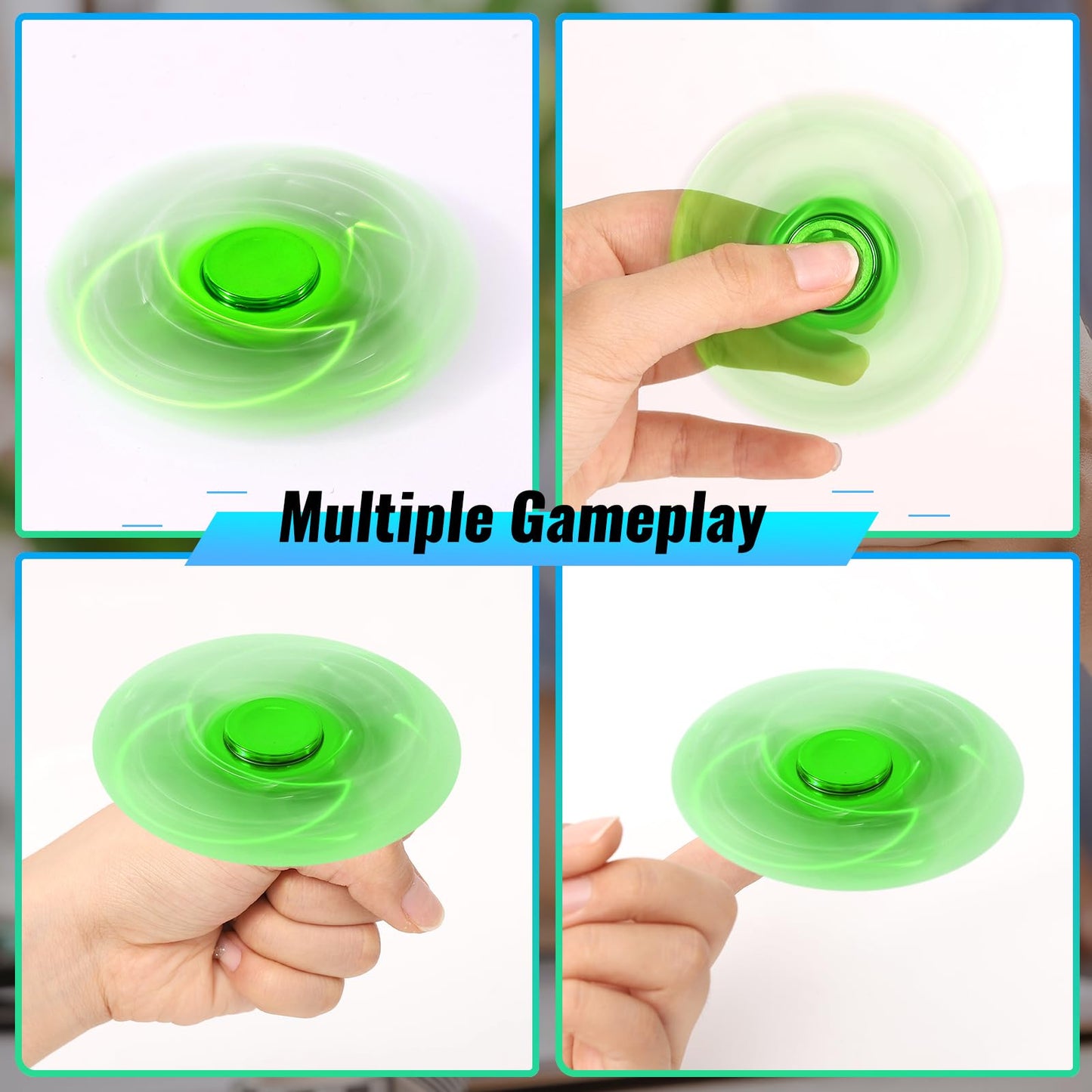 Gigilli Fidget Spinner Easter Basket Stuffers, Sensory Fidget Spinners Anxiety Relief For Kids Adults, Stress Relief Fidget Toys For Kids 8-12 With Adhd Autism, Birthday Easter Gifts For Kids Teens