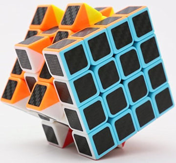 Cfmour Original Speed Cube 4X4X4, Fast Magic Cube For Kids, Smooth Carbon Fiber Cubes, Puzzle Toys