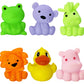 Funblast Animal Friends Bath Toys For Baby And Toddler - Non-Toxic Bpa Free Bathtub Squeeze Toys - Set Of 5