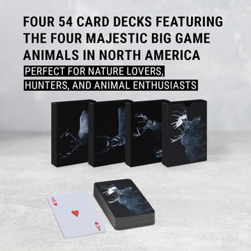 Guytrendz Big Game Playing Cards With Organizer Box Waterproof Stylish Playing Cards, Cool Deck Of Cards, Poker Cards For Collec