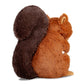 Weigedu Plush Squirrel Stuffed Animal, Huggable Furry Squirrel Toy For Kids Birthday Boys Girls Babies Bedtime Gift, 9.5'