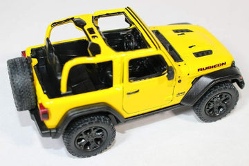 2018 Jeep Wrangler Rubicon No Top Yellow - Kinsmart P/B