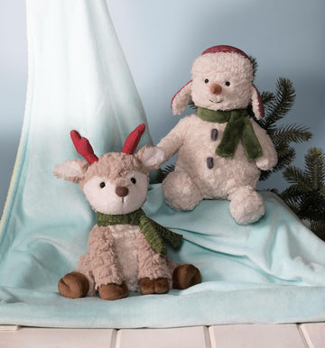 Mary Meyer Stuffed Animal Putty Collection Soft Toy, 12-Inches, Snowfall Snowman