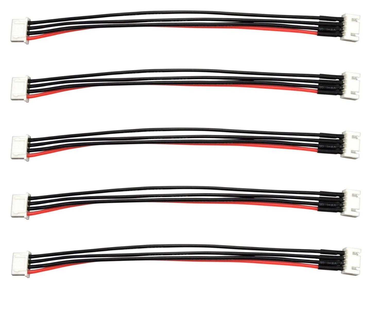 Apex RC Products JST-XH 3S 6'' / 150mm Balance Plug Extension Lead - 5 Pack #1091