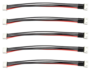 Apex RC Products JST-XH 3S 6'' / 150mm Balance Plug Extension Lead - 5 Pack #1091