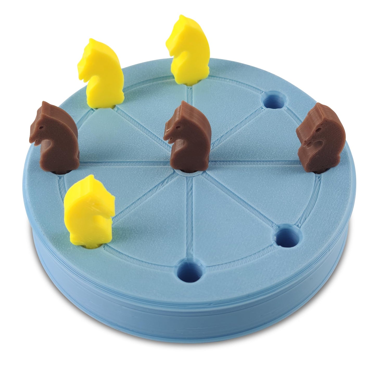 Games By 3D Rota Game, Tic-Tac-Toe Game With Never A Tie, A Winner In Every Round, Ancient Roman Strategy Game, Portable 4'' Boa