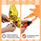 TONIFUL 4 Pcs 22inch 4D Checkered Explosion Star Mylar Balloons 14Point Checkered Star Balloons for Racing Themed Party Decorati