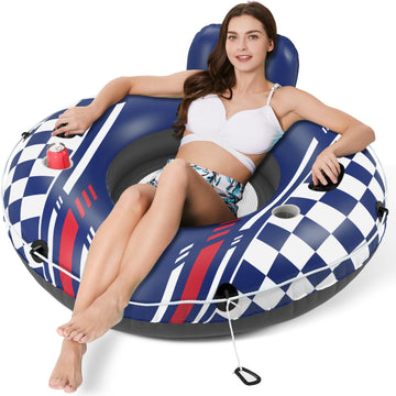 Jasonwell Inflatable River Tube Float - Heavy Duty River Float Pool Floats Lake Premium Water Tubes For Floating Recreational Ri