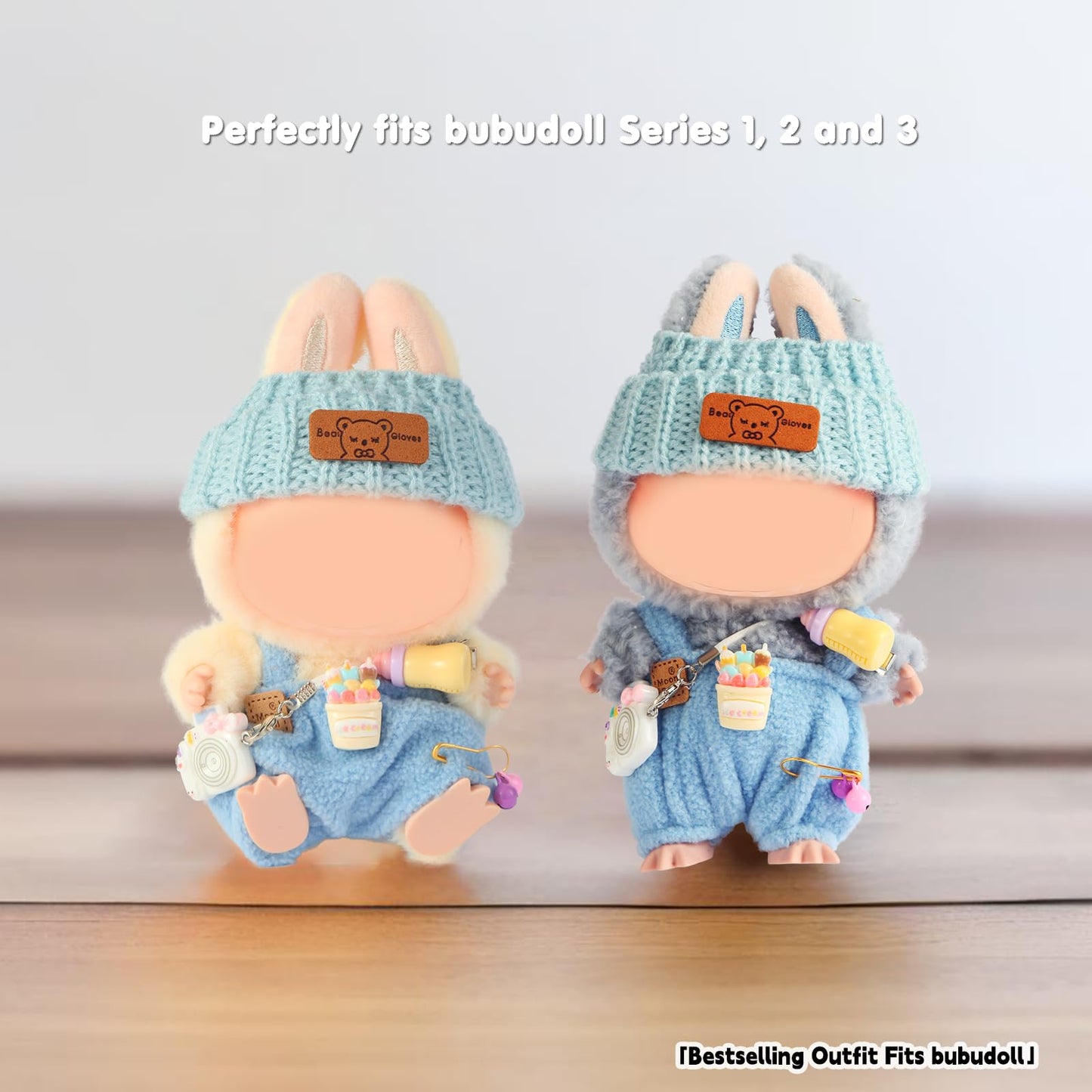 Ciunura 2025New Trendy Blue Clothes For Bubudoll, Designed For Bubuclothes, Multiple Stylish Outfit Sets For5.9-6.7In.Doll, Can