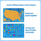 Taozi&Lizhi United States Kids Puzzles, 70 Piece Usa Map Puzzle 50 States With Capitals, Children Jigsaw Geography Puzzles Learn