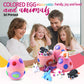 HyBaiS Mystery Mini 3D Printed Articulated Animal Figurines Set with Egg Little Cute Animals Pocket Pet 3D Animals Toys 3D Printed Miniature Figurines Gifts(Capybara&Unicorn&Rabbit)