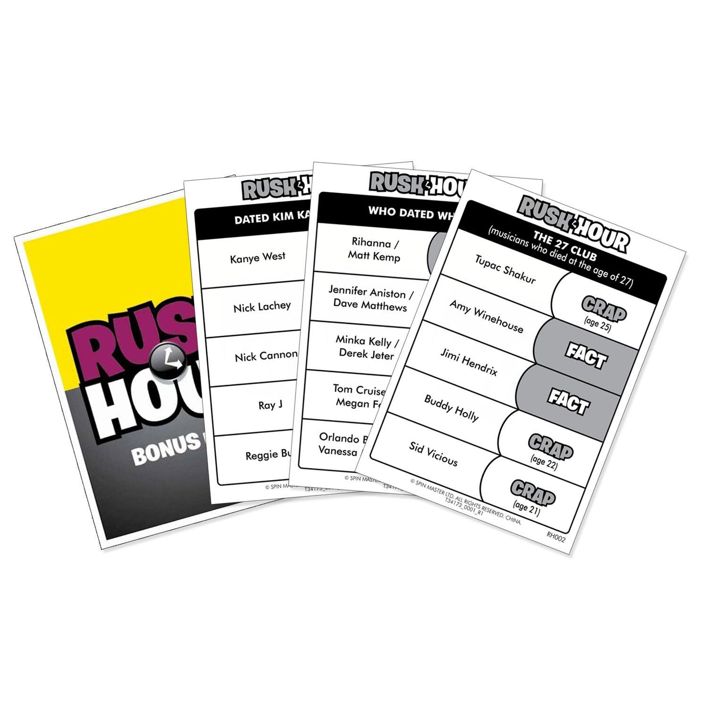 Fact Or Crap Hollywood Edition Board Game