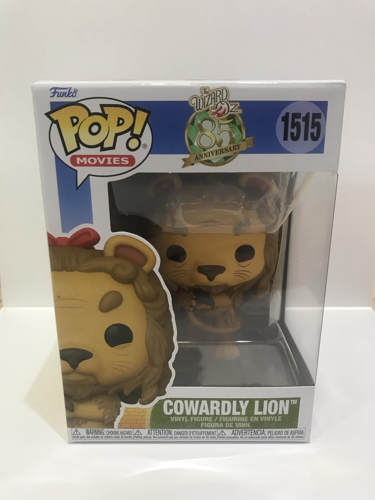 Funko Pop! Movies: The Wizard Of Oz - Cowardly Lion - 1/6 Odds For Rare Chase Variant - Flocked - Collectable Vinyl Figure - Gift Idea - Official Merchandise - For Kids & Adults - Movies Fans