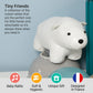 Little Big Friends Tiny Friends | Rattle Toy | Special Stuffed Animal | Easy To Clean | Nathan The Polar Bear