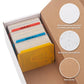 Sunezlgo 12 Pack Trading Card Storage Box,Cardboard Sports Game Card Storage Collector Boxes With 20 Pcs Dividers,Card Organizer