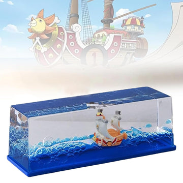 Generic Unsinkable Boat Anime Pirate Ship In A Bottle Box, Cruise Ship Fluid Drift Bottle Non Sinking Ship Model Decorations Des