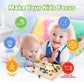 Toddler Toys Clock Busy Board With Led Light, Preschool Learning Activities Sensory Toys For Toddlers,Montessoti Toys For 1 2 3