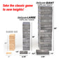 GoSports Large Wooden Toppling Tower - Stacks Up to 3 ft - Gray Wood Stain
