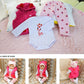 scnbom Reborn Baby Dolls Girl Clothes for 17-22inch Outfits Accesories (Giraffe 5pcs Set)