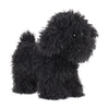 Apricot Lamb Plush Black Poodle Dog Toy - Soft Cuddly Stuffed Animal, 8.3 Inches