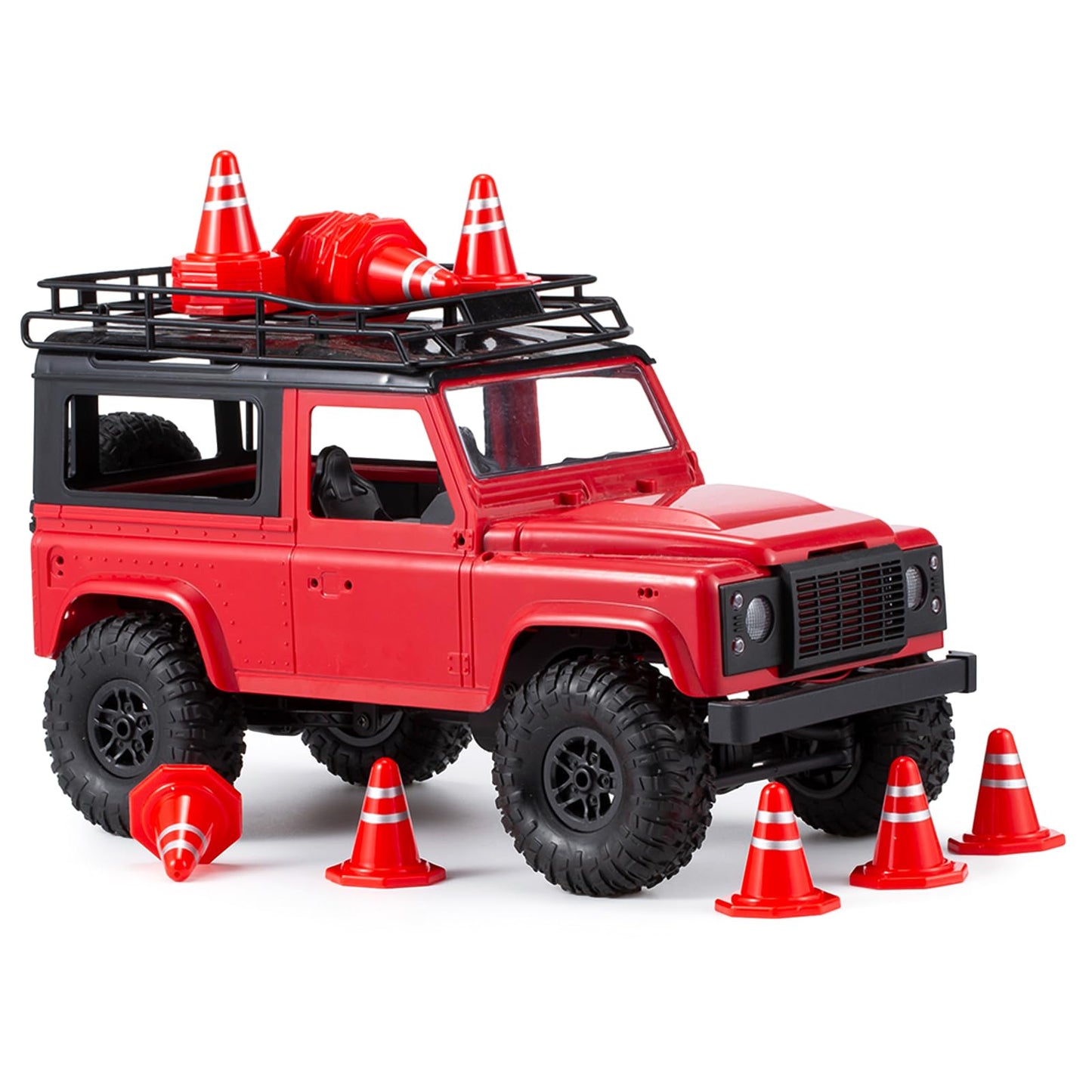 RXZIXYL 20Pcs Simulated Traffic Cones,Mini Decoration Toys Road Cones for RC Crawler 1:16 1:18 1:24 RC Car SCX24 FCX24 TRX4M