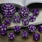Ciaraq Dnd Polyhedral Dice Set (15Pcs) D4-D100 Game Dice With Dice Bag For Dungeons And Dragons Role Playing Table Games (Purple