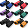 6 Pack Kids Binoculars Shock Proof Toy Binoculars Set For Age 3-12 Years Boys Girls Hunting Folding Small Telescope Birthday Gifts Bird Watching Educational Learning Camping Outdoor (Stylish Colors)