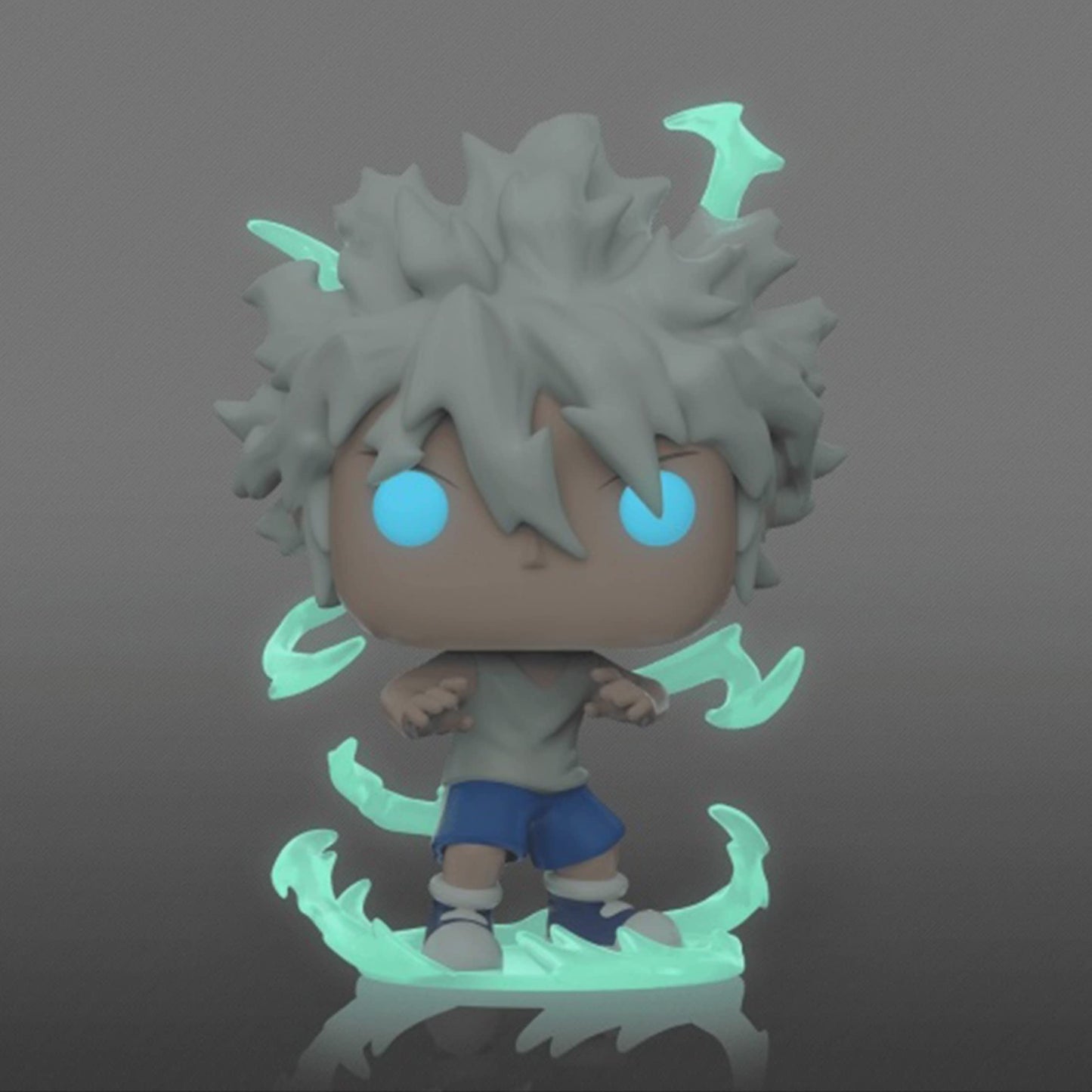 Funko Pop Hunter x Hunter Killua Zoldyck 'Godspeed' GITD Chase Figure - Light Blue, AAA Anime Exclusive