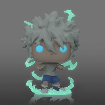 Funko Pop Hunter x Hunter Killua Zoldyck 'Godspeed' GITD Chase Figure - Light Blue, AAA Anime Exclusive