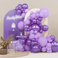 Partywoo Purple Balloons, 142 Pcs Lilac And Metallic Purple Balloons Different Sizes Pack Of 18 Inch 12 Inch 10 Inch 5 Inch For Balloon Garland Balloon Arch As Birthday Decorations, Party Decorations