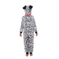 Rabtero Dalmatians Costume, Children Outfit, Unisex Spotted Dog Onesie, Size 8-10, Halloween/Christmas/Carnival
